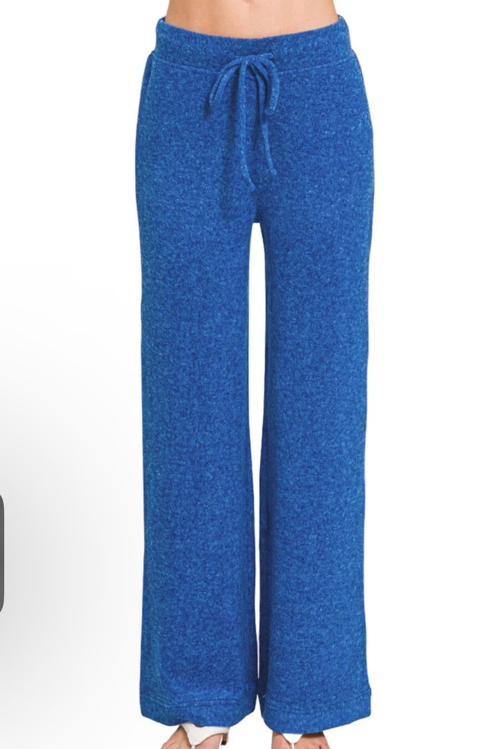 Zenana Fuzzy Hacci Palazzo Sweat Pant HP-2479Y
