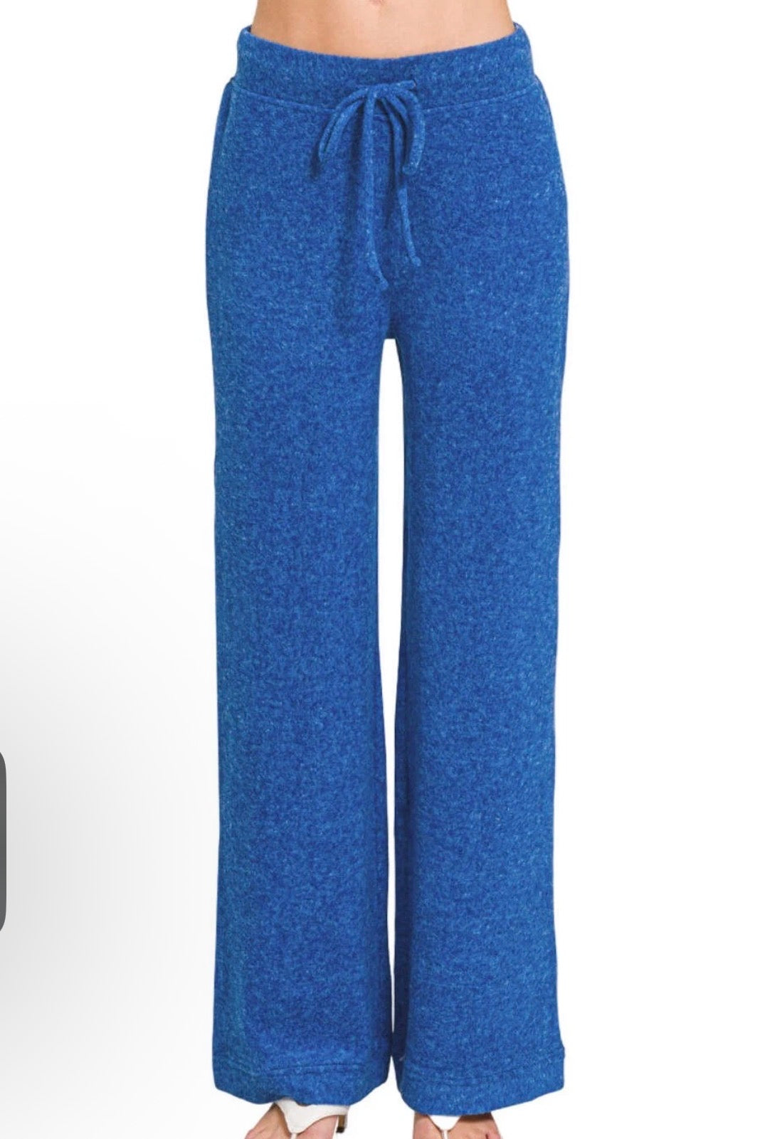 Zenana Fuzzy Hacci Palazzo Sweat Pant HP-2479Y