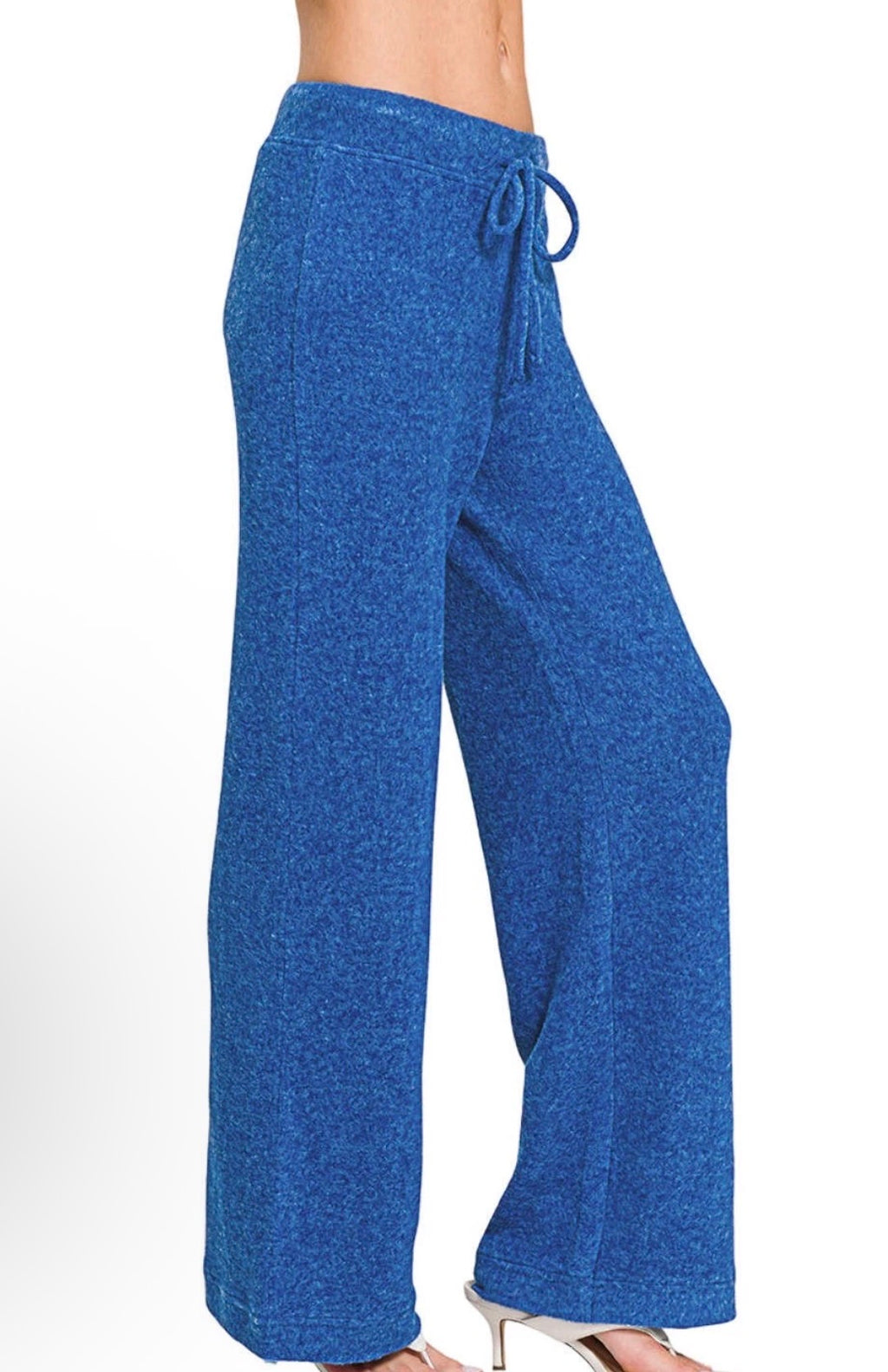 Zenana Fuzzy Hacci Palazzo Sweat Pant HP-2479Y