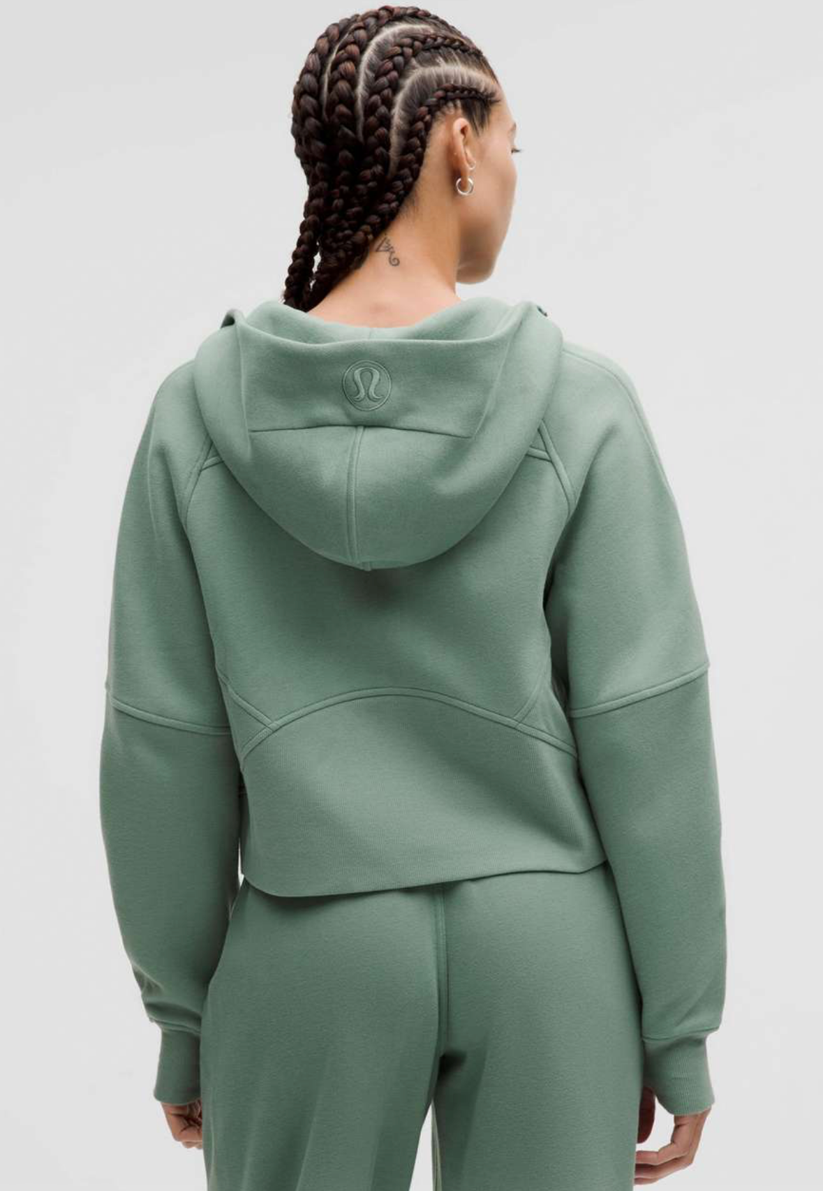 Scuba Oversized Side-Slit Hoodie