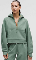 Scuba Oversized Side-Slit Hoodie